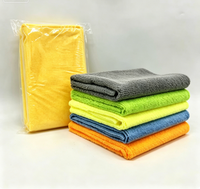 Serviettes de nettoyage pour voiture en microfibre 350 g/m² 40x40 cm, pour le séchage et le polissage des voitures