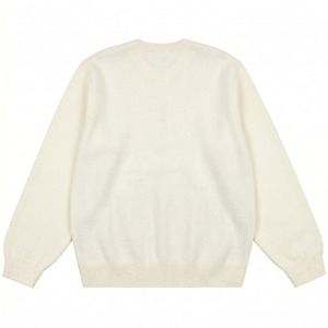 Fabricant de pulls tricotés sur mesure, pull en tricot jacquard à col rond, pull décontracté en coton, streetwear, pull tricoté pour homme - Product Image 2