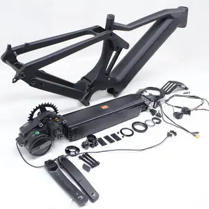 2023 Post Mount 180mm 29er*2.4" e-bike full suspension frame Carbon Enduro Electric frame fit for Bafang M620 motor