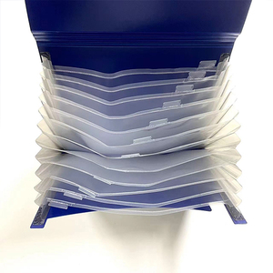 Custom <span class=keywords><strong>Plastic</strong></span> Vulproduct 12 Zakken Dossier Doos Ticket Geld Document Tas Uitbreiden Map Met Kaartsleuf - Product Image 4