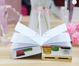 กระดาษโน๊ตแพดแผ่นกระดาษโน๊ตแผ่นโน๊ตขนาดเล็กกล่องกระดาษแผ่นโน๊ตแบบ<span class=keywords><strong>4</strong></span>ด้านส่งเสริมการขาย - Product Image 5