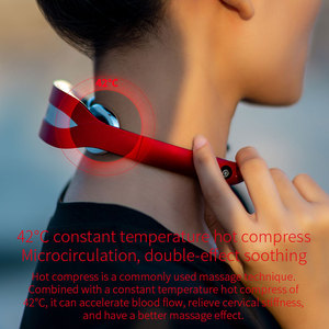 Masseur de cou intelligent sans fil pliable 2021 avec chaleur et impulsions électriques – Produits de massage intelligents - Product Image 4