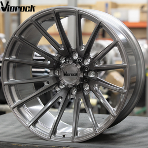 Roue forgée Viorock: Gunmetal Gray, multi-rayons, 19 - 24 pouces, convient à la série <span class=keywords><strong>7</strong></span>. SIERRA F-<span class=keywords><strong>150</strong></span> RAPTOR F250 SUPER DUTY - Product Image 1