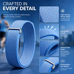 Bracelet de montre sport en nylon tressé respirant et réglable en prévente pour Google <span class=keywords><strong>Fitbit</strong></span> Air Smart Tracker - Product Image 4
