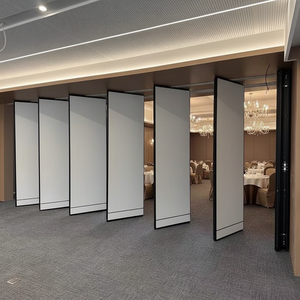 Parete Divisoria Mobile Pieghevole in MDF a Spedizione Rapida per Hotel, Sale da Ballo, Sale Espositive, Aule Scolastiche, Sale Riunioni con Isolamento Acustico - Product Image 1