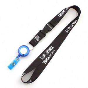 Custom Durable Retractable <b>Spring</b> Loaded United Airlines Lanyard - Product Image 5