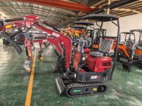 Mini-excavatrice HS26 avec chenilles en caoutchouc et accessoires hydrauliques pour petits projets de construction
