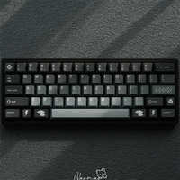 Ensemble complet de touches PBT personnalisées sur le thème de la tempête, 129 touches, touches Dye-Sub pour clavier mécanique Mx Switch 61/64/68/104/108