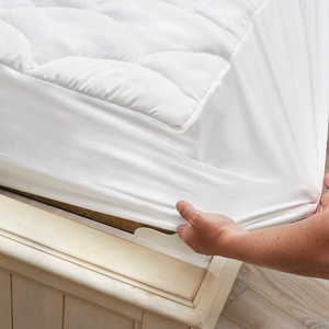 Sur-matelas ajusté en bambou de qualité supérieure protecteur de sous-couche de <span class=keywords><strong>boule</strong></span> couverte taie d'oreiller de lit de luxe - Product Image 5