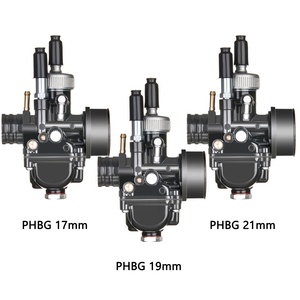Carburador negro Dellorto PHBG 17mm 19mm 21mm DS para <span class=keywords><strong>Honda</strong></span> RS50 JOG50 JOG90 DIO JOG 50cc <span class=keywords><strong>90cc</strong></span> 100cc BWS100 carburador de Scooter - Product Image 4