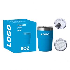Generic Minimalist 8oz Mini <b>Collapsible</b> <b>Cup</b> 304 Stainless Steel Insulated Coffee Mug Customizable for Home Office - Product Image 2