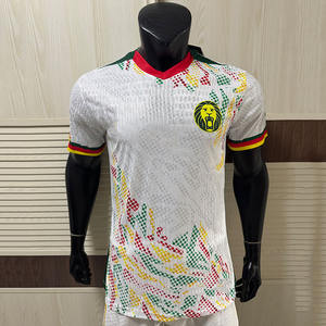 26-27 Kamerun Forması Oyuncu Versiyonu Ev İki Taraflı Afrika Milli Takımı Oyuncu Versiyonu Futbol Üniforması Yazlık - Product Image 3