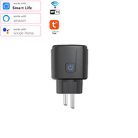 Prise Intelligente WiFi Tuya avec Mesure de Charge 16A/20A, Télécommande par Application Mobile, Fiche Européenne