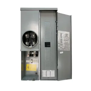 Panel eléctrico resistente al agua IP65, 220V a 110V, 4 módulos, 200A, 60 paneles de espacio, centro de carga