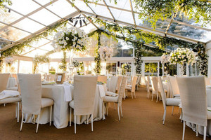 Carpas para Bodas de la Marca Meile en Oferta, con Carpa Transparente o Blanca y Forro Blanco, Modelo ML-0515 - Product Image 3