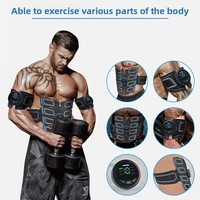 Appareil d'entraînement EMS pour la remise en forme, masseur abdominal, disque de massage, utilisation à domicile, modèle unisexe personnalisable FJ-1