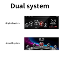 Autoradio Android 10.25/12.3 pouces IPS écran autoradio pour Mazda 6 Mazda6 2015-2019 Autoradio Carplay DSP 4G lecteur de Navigation GPS de voiture