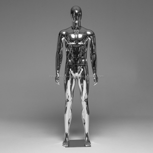 Mannequin masculin haut de gamme blanc, noir et or, style européen, corps entier, pour costumes de luxe pour hommes, en position debout - Product Image 6