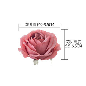 Cabezas de Rosa Artificial CallaFloral, Colores Mezclados, Hechas a Mano, Decoración para Bodas, Estilo Artesanal, Estilo Ins, Comercio Transfronterizo - Product Image 4