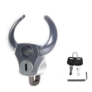 YH3232 double crochet Scooter électrique serrure tête de taureau en alliage d'aluminium moto casque serrure sécurité et Protection produit - Product Image 2
