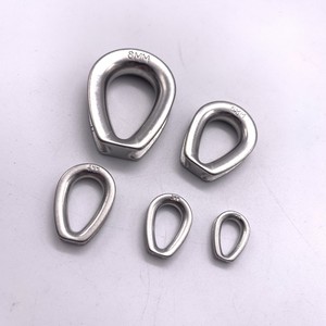 Ditale del cavo del ditale del cavo metallico del ditale della colata dell'acciaio inossidabile di 2mm-16mm - Product Image 2
