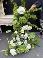 Nouvelle composition florale artificielle sur mesure, effet naturel, légère, moderne, pour mariage et Saint-Valentin