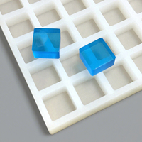 Moule en silicone platine carré de 3 ml, design personnalisé, pour personnaliser diverses formes et motifs pour la pâtisserie, les bonbons, la résine, la fabrication de bougies, l'art DIY