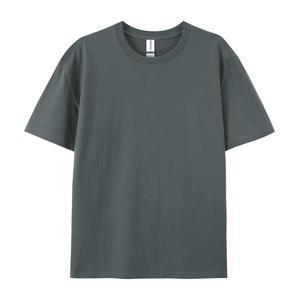 เสื้อยืดคอกลมแขนสั้นสีพื้นสำหรับผู้ชาย ทรงปกติ ผ้าเจอร์ซีย์ถัก 100% ผ้าฝ้าย ดีไซน์เรียบ - Product Image 6