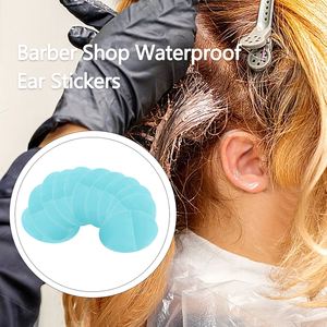 Peluquería profesional Teñido Salón Impermeable Azul Tapones para los oídos Orejera desechable - Product Image 5