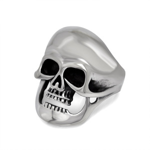 Men's <b>Titanium</b> Steel Skull <b>Ring</b> SA859 Punk Style Party Jewelry - Product Image 5
