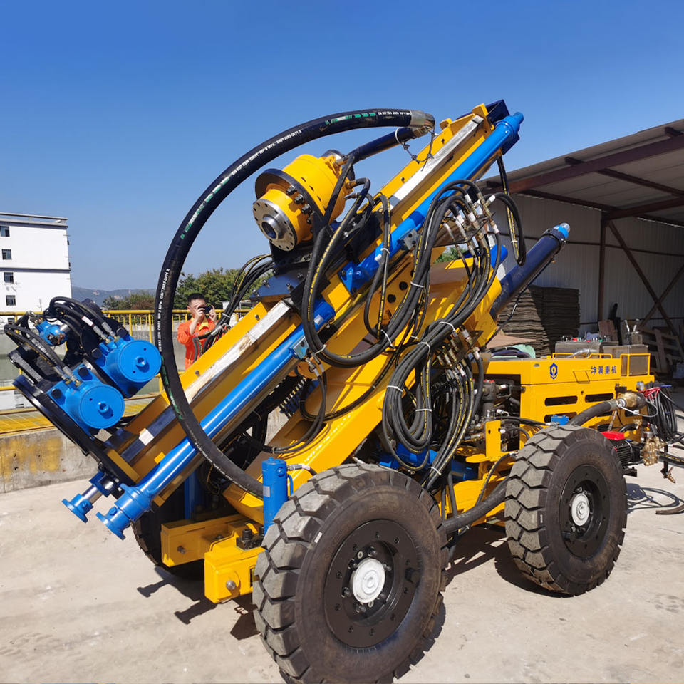 Dando 150 Rig High Power Mining Machinery KQTG-150 Mining Down Hole DTH Drill Rig ...