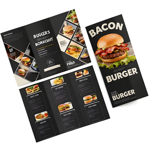 Ff57 nhà máy tùy chỉnh thiết kế Dịch vụ in ấn, tờ rơi, tập sách, Brochure, Danh mục in ấn Hướng dẫn sử dụng menu in ấn - Product Image 1