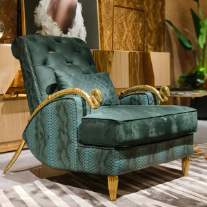 Chaise de canapé en <span class=keywords><strong>tissu</strong></span> à bouton-poussoir classique fait à la main avec accoudoir en métal pour salon et chambre à coucher pour appartement hôtel - Product Image 5