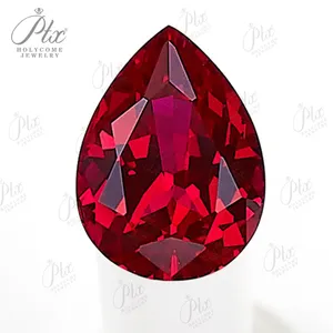 Lê hình dạng phòng thí nghiệm phát triển <span class=keywords><strong>Ruby</strong></span> Sapphire nhiều màu đá quý đá đỏ xanh xanh quyến rũ chất lượng hàng đầu hạt agl giấy chứng nhận đồ trang sức tự làm - Product Image 3
