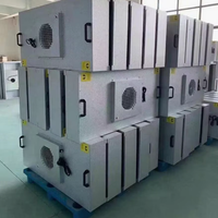 Nouvelle unité de filtration à ventilateur (FFU) certifiée CE, efficacité 99,999 %, construction en acier galvanisé, élimination de la poussière, taille personnalisable pour environnements propres