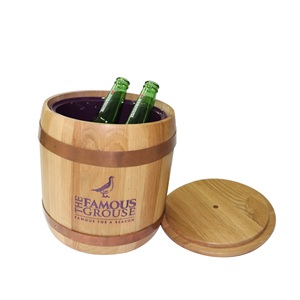 Customized Wood Ice <strong>Bucket</strong> for Bar Hotel Party Wedding Classic Style High Quality Custom Capacity for Germany Breweries - Product Image 2