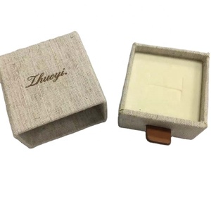 Bulk Small Jewelry Boxes for Ring/Earing /Necklace/Bracelet linen material