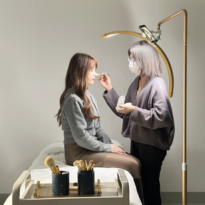 Fosoto 45w Ft-y16 multifonctionnel Led sol demi-lune lampe pour maquillage <span class=keywords><strong>tatouage</strong></span> beauté Spa <span class=keywords><strong>photographie</strong></span> et Salon Service avec support - Product Image 2