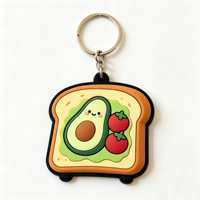 Customized Removable Funny Cartoon Various Halloween Keychains Llaveros PVC Plastic 2D Spooky Pumpkin Keychains