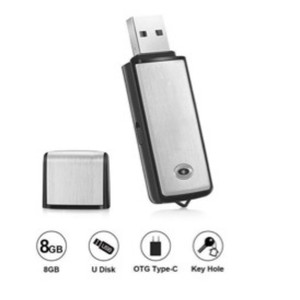 32GB Keychain Kỹ Thuật Số Mini Âm Thanh Âm Thanh Ghi Âm Bằng Giọng Nói Kích Hoạt Ghi Âm <span class=keywords><strong>Dictaphone</strong></span> USB Ghi Âm Ghi Âm - Product Image 6