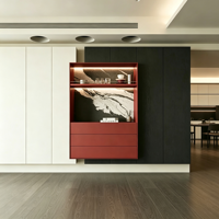 Buffet Modulaire Personnalisé pour Salle à Manger, Meuble de Rangement de Luxe Italien, Meuble à Chaussures Moderne pour Entrée