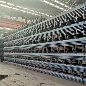 Muri di Contenimento Temporanei per Fondamenta Permanenti, Robusta Cassaforma Impermeabile, Palancole in Acciaio a Forma di U - Product Image 6