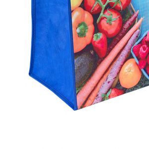Custom Durable Matte Laminated Gravure Printed logo Non Woven Grocery Shopping <b>Bag</b> - Product Image 3