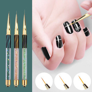 Fabricant professionnel de fournitures pour ongles <span class=keywords><strong>Pinceau</strong></span> acrylique pour ongles oeil de chat en métal Peinture personnalisée <span class=keywords><strong>Pinceau</strong></span> à ongles en <span class=keywords><strong>gel</strong></span> UV - Product Image 2