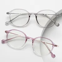 Sparloo runde Italien Design tr90 optische Brille Anti Blaulicht Vintage Brille