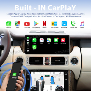 Đài Phát Thanh Xe Hơi Đa Phương Tiện 12.3 Inch Cho Land Range Rover Vogue L322 V8 2002 + Bảng Điều Khiển AC Máy Sưởi Ghế Màn Hình Cảm Ứng <span class=keywords><strong>HD</strong></span> - Product Image 4