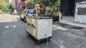 Carrito Móvil Metálico Multifuncional para Exteriores Etodevice, para Alquiler en Bodas, Fiestas de Cumpleaños, Carrito de Helados y Dulces, Portátil - Product Image 2