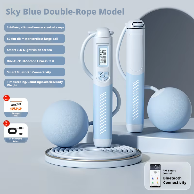Dual-use large ball-blue eva zipper bag