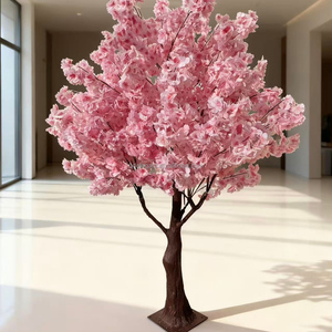 EG-AT19 Nouvelle décoration florale artificielle de cerisier blanc, rose et vert pour centre de table, mariage, festivals, événements, intérieur et extérieur - Product Image 2
