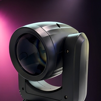 iTOPLITE - Luz Móvil de Cabeza LED de 150W para Escenario, 18 Prismas, DMX512, Iluminación de Color Cambiante para Bodas, Clubes y Escenarios